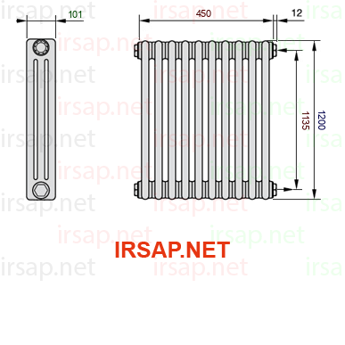 Радиатор IRSAP Tesi 31200/10 T30 CL 01